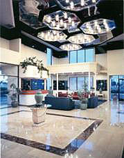 hotel lobby